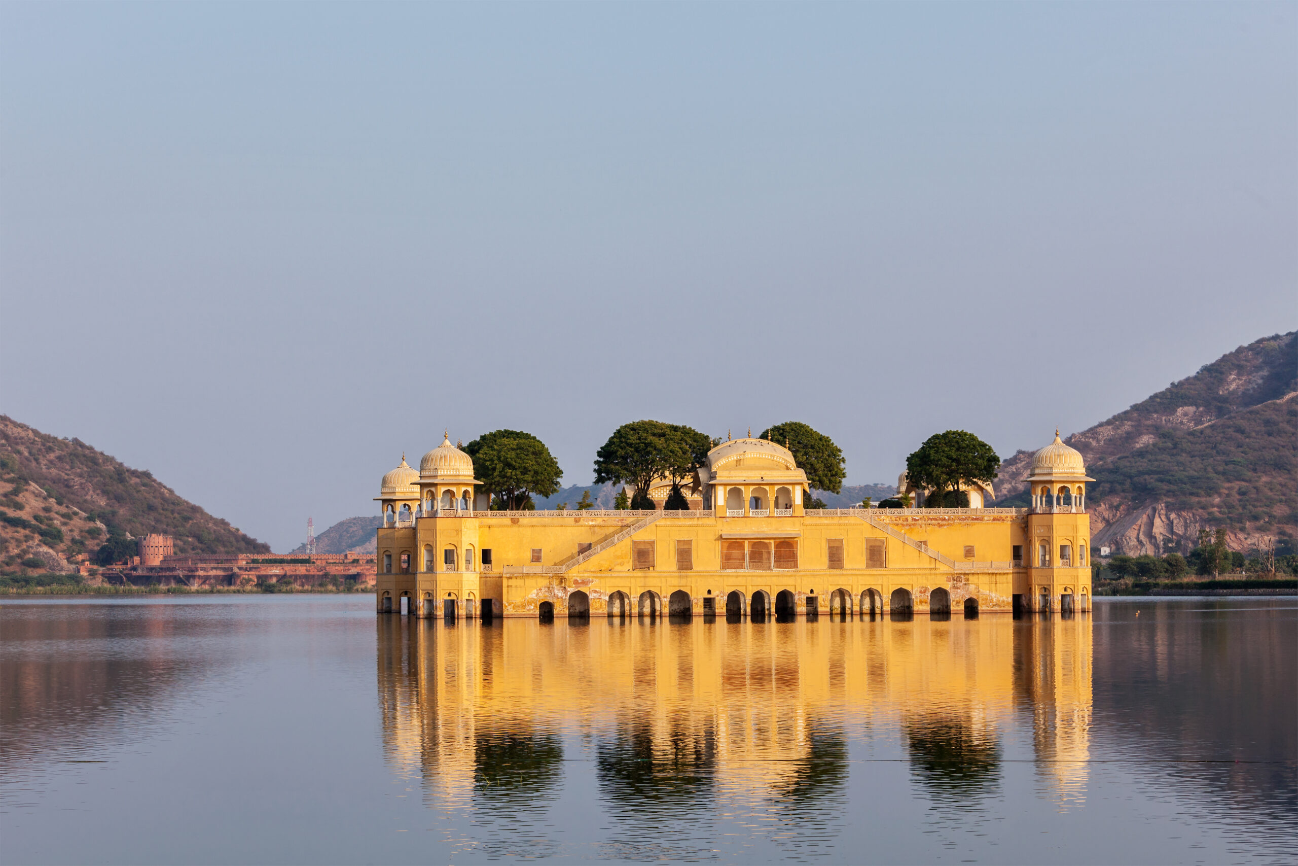 Jal Mahal (Water Palace). Jaipur, Rajasthan, India